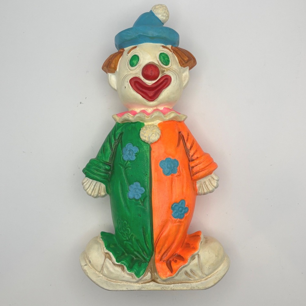 Vtg Decorama Two Faced Clown Bank Japan MCM Kitschy Happy Sad Clowncore Kitschy